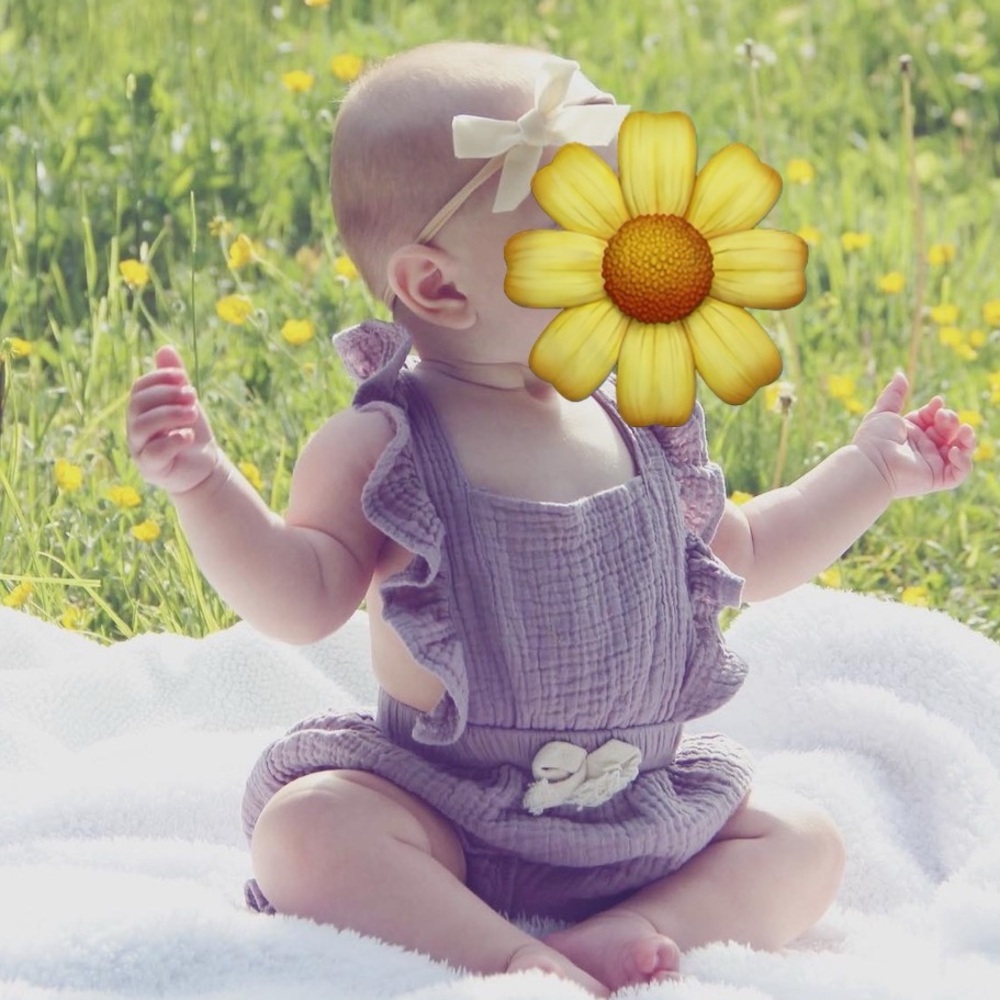 Lavender Halter Top Romper, 9 months